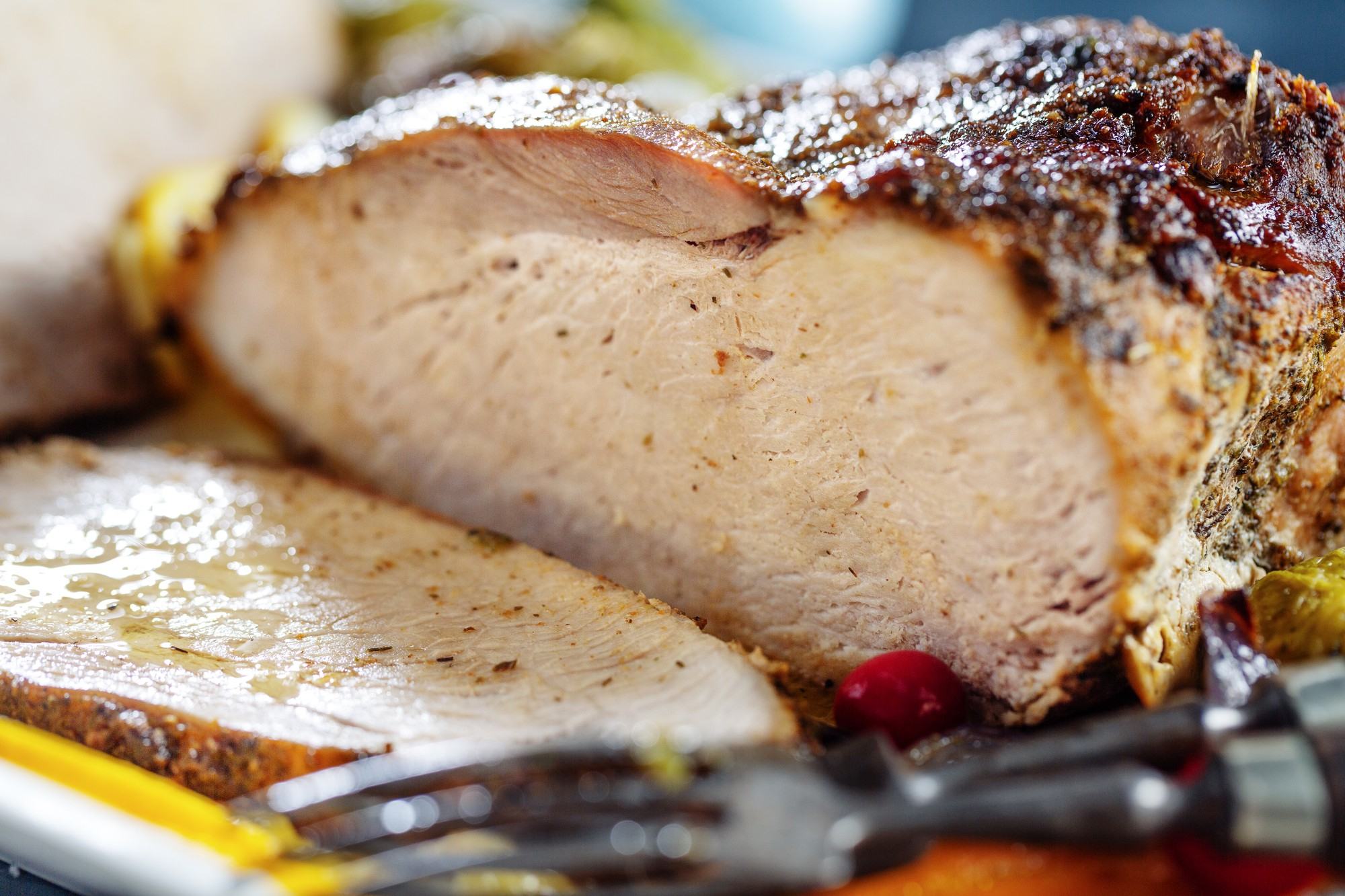 Carne Suína Injetada, Curada e Defumada com Salmoura Injetada