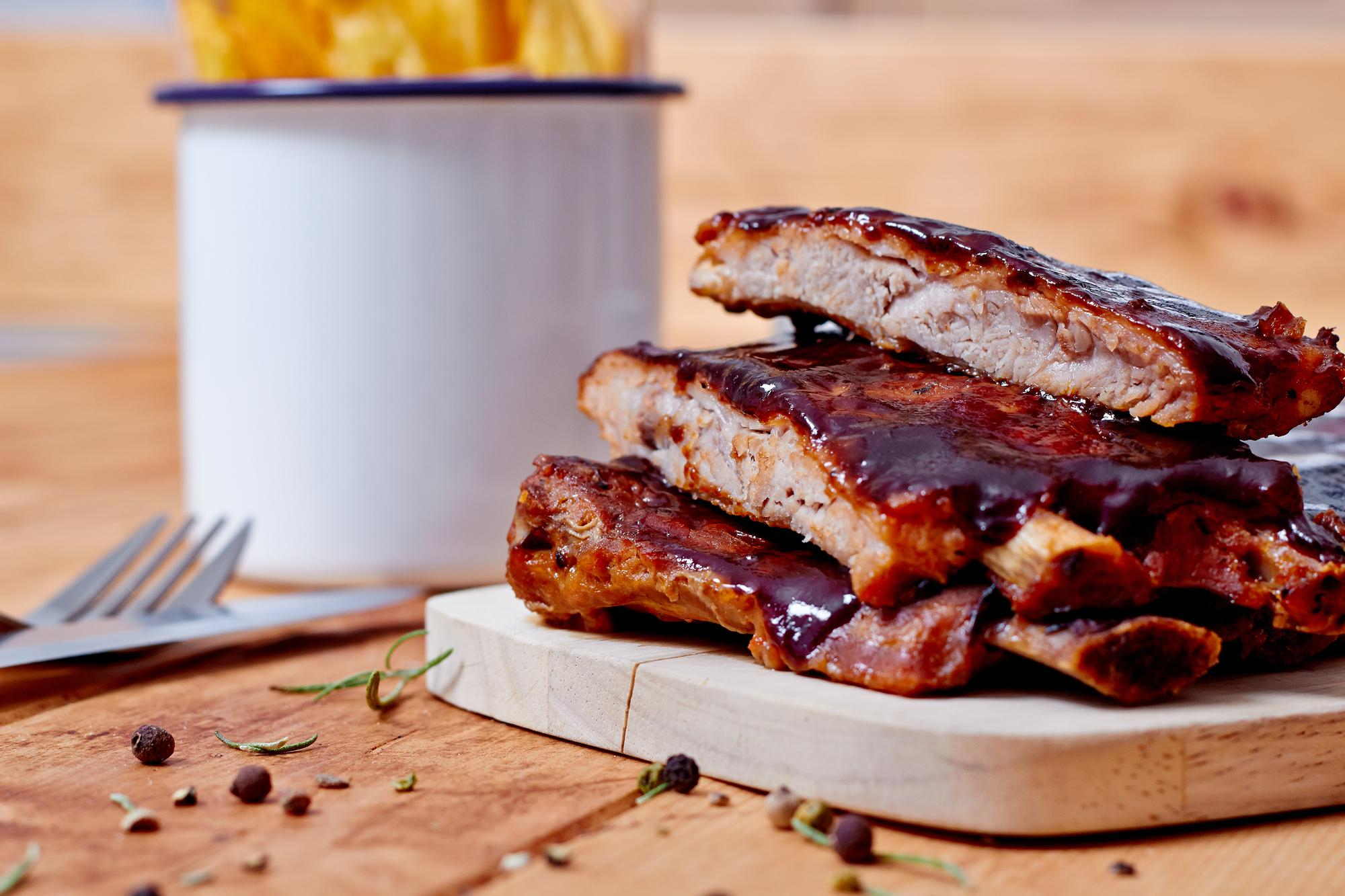 Costelinha Suína ao Molho Barbecue com Cozimento Lento